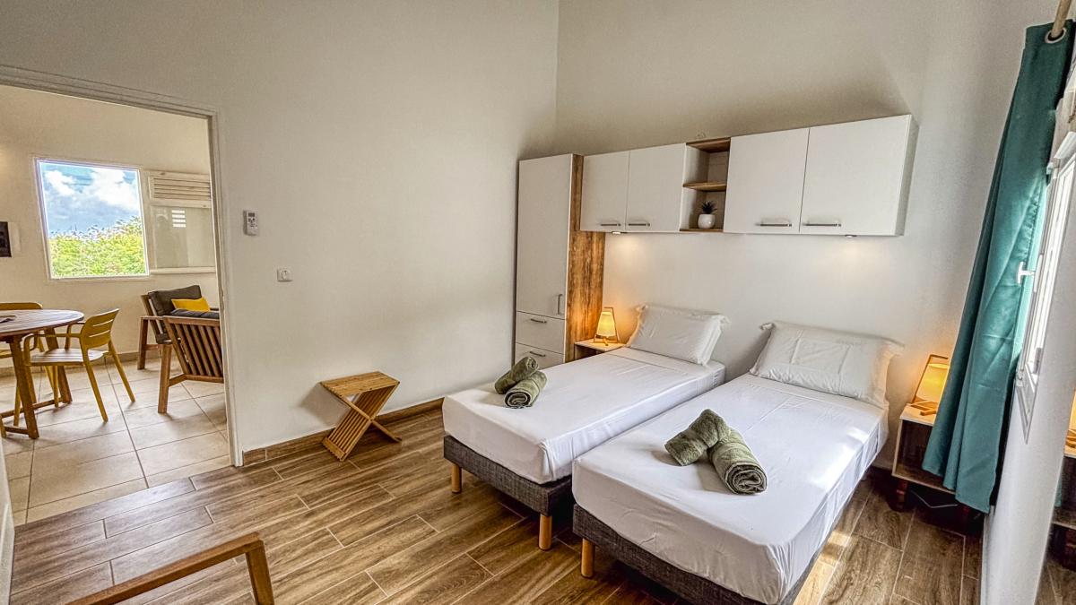 15.Location villa piscine Marie Galante Guadeloupe_Chambre 2